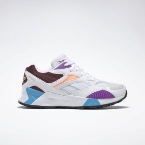 Adidasy Dziecięce Reebok Aztrek 96 Białe/Bordowe PL 65YLNOI